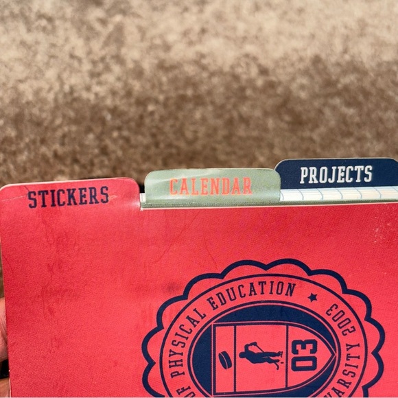 Y2K GAP Yellow and Black Agenda Project Assignment Calendar Binder Journal - Picture 7 of 14